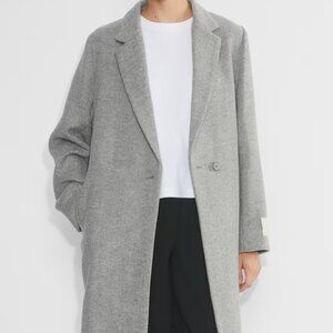 Aritzia - The Stedman Coat - Light Grey blend XS